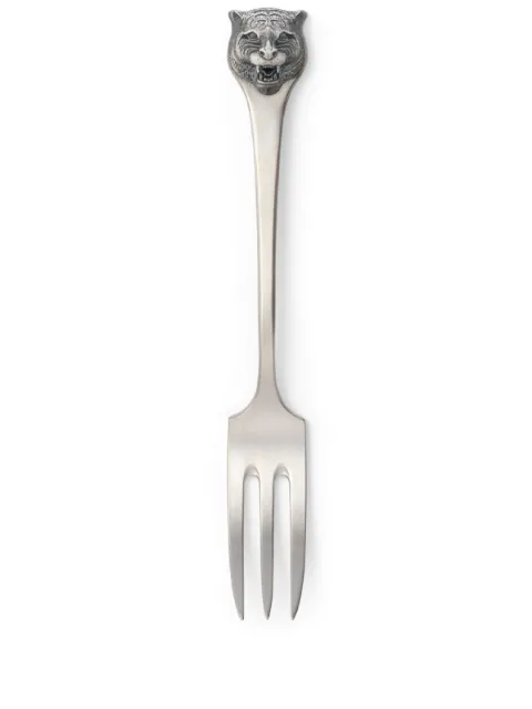 Gucci tiger head fork (set of 2) Silver 696680ZAJER