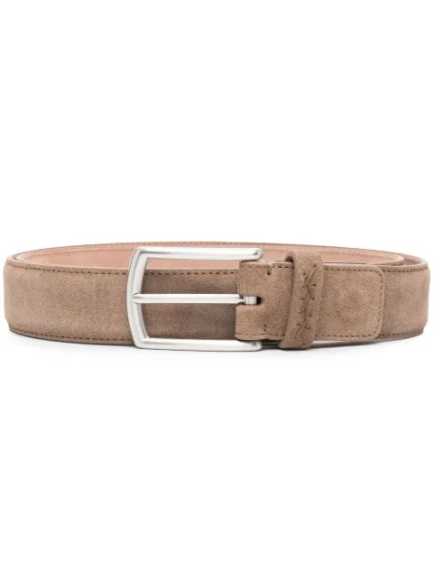 Zegna Triple Stitch belt Brown LHCASB014AZ