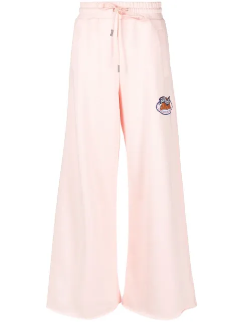 Opening Ceremony Brioches cotton-jersey track pants Pink YWCH002F22FLE0013016