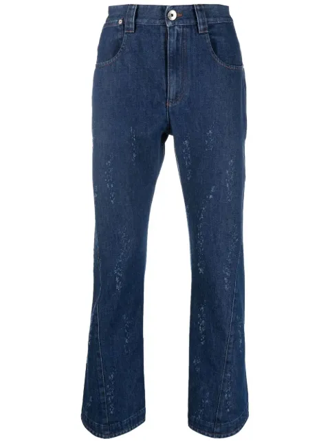 Opening Ceremony tapered-leg jeans Blue YMYA013F22DEN0014500