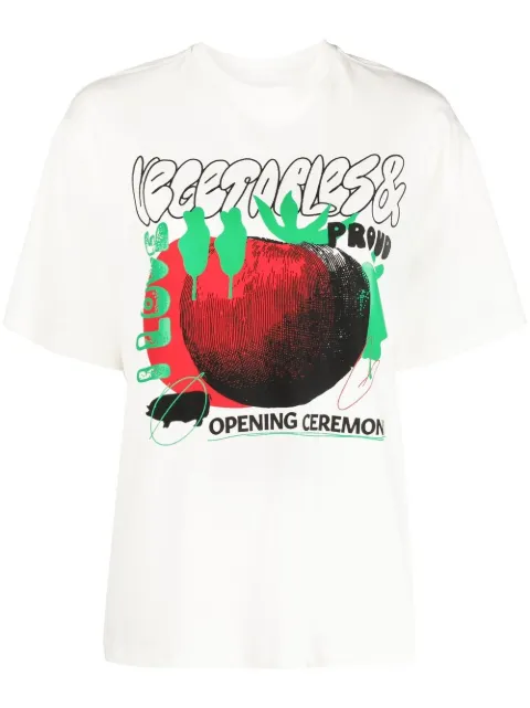 Opening Ceremony logo-print T-shirt White YWAA010F22JER0030125