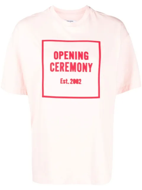 Opening Ceremony logo-print T-shirt Pink YWAA010F22JER0063029