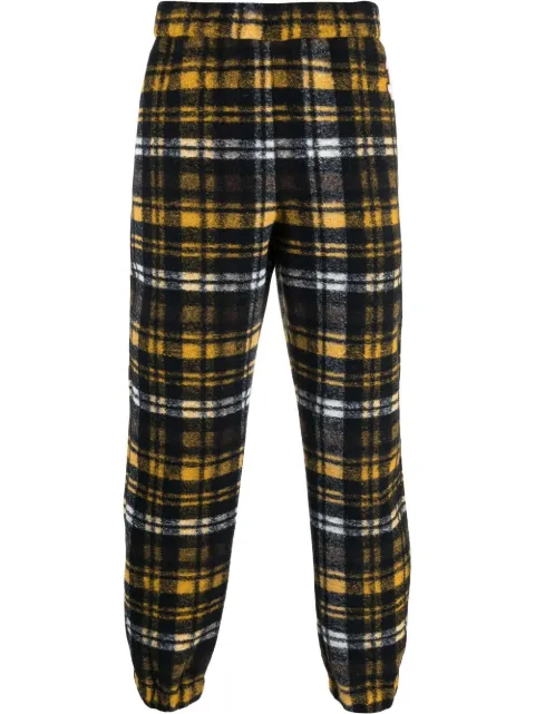 Opening Ceremony check-print woven joggers Black YMCA016F22FAB0016310