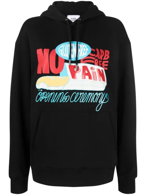 Opening Ceremony graphic-print hoodie Black YWBB008F22FLE0011040