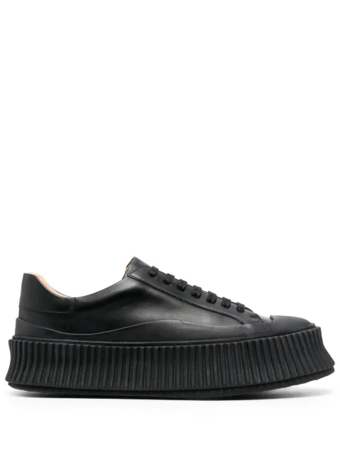 Jil Sander low-top lace-up sneakers Black J15WS0002P4833