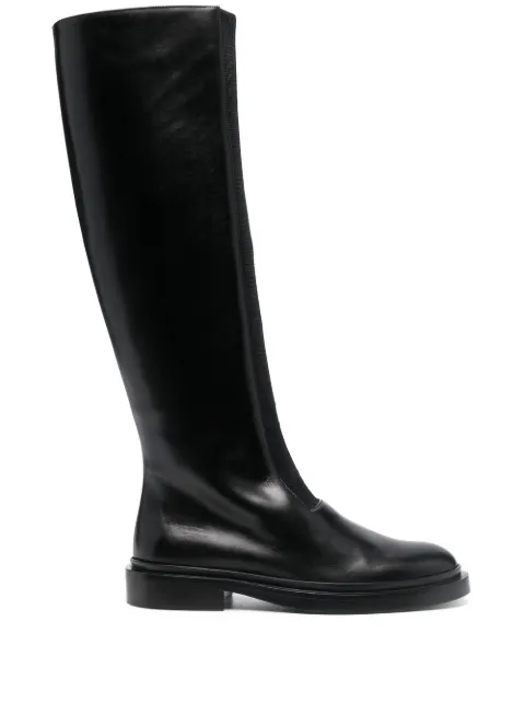 Jil Sander knee-high leather boots Black J15WW0013PS361