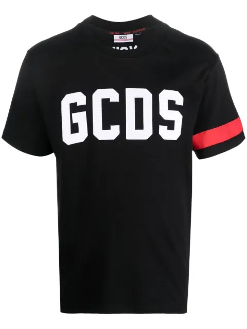GCDS logo-print T-shirt Black CC94M130145