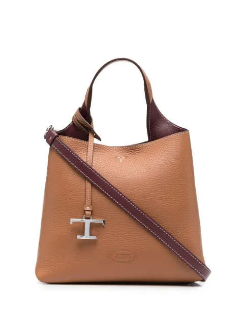 Tod's T-plaque tote bag Brown XBWAPAA9100QNK