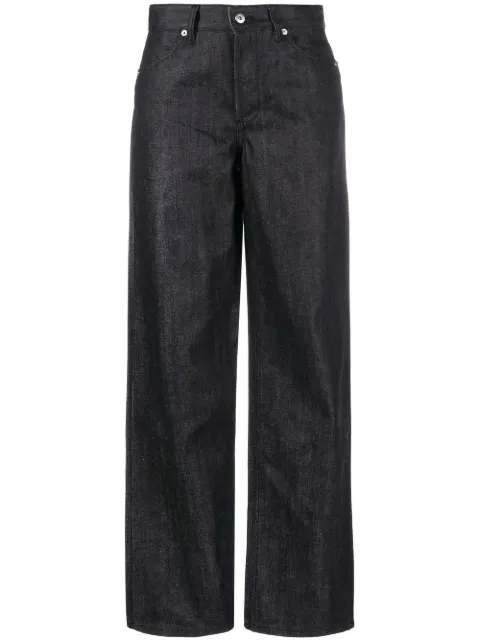 Jil Sander + high-waisted straight-leg jeans Blue J40KA0006J45041
