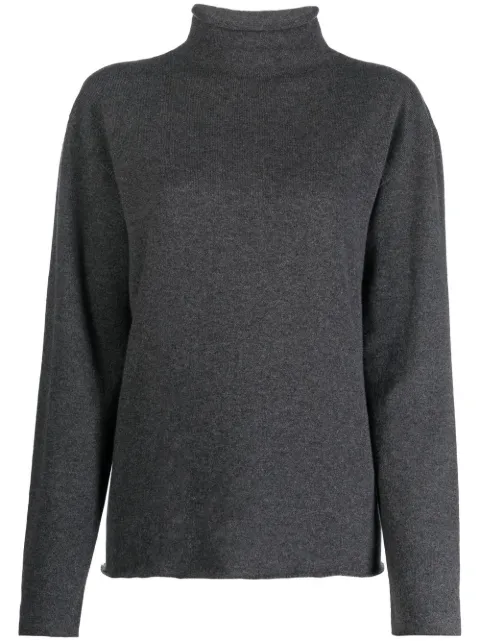 Jil Sander mock-neck knitted jumper Grey J40GP0002J13204
