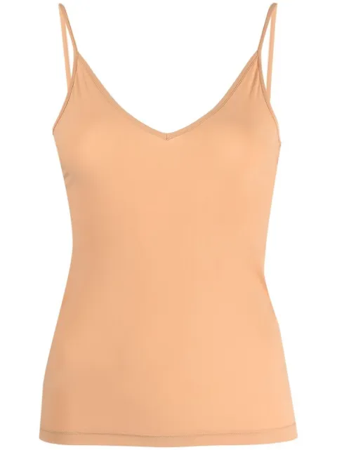 Jil Sander V-neck sleeveless top Brown J01NC0015J70026