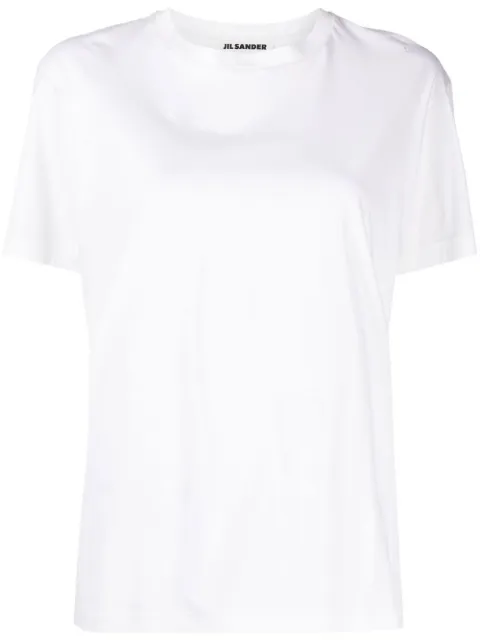 Jil Sander crew neck short-sleeved T-shirt White J01GC0002J45051
