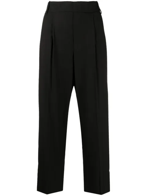 Vince Drapey cropped-leg trousers Black V862121990