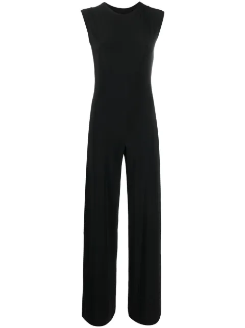 Norma Kamali sleeveless wide-leg jumpsuit Black KKHL1304BLK