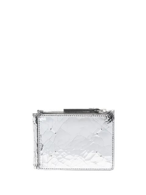 Maison Margiela metallic bi-fold wallet Grey SA1UI0024P5016