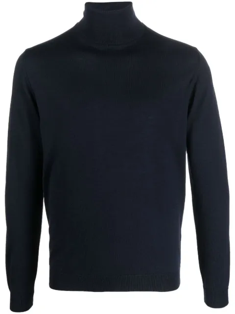 Roberto Collina wool roll-neck jumper Blue RM01003