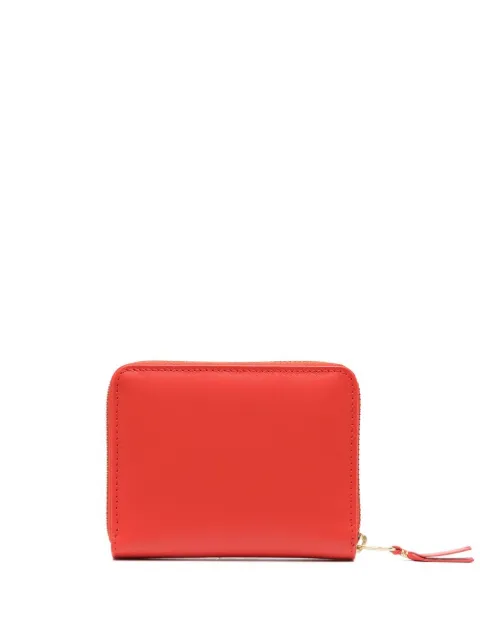 Comme Des Garçons Wallet zip-up leather wallet Red SA2110