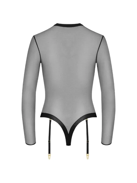 Maison Close Corps à Corps long-sleeve bodysuit Black 560821