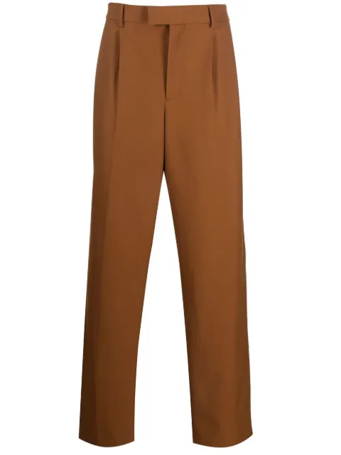 VTMNTS plain tailored trousers Brown VL12PA200C