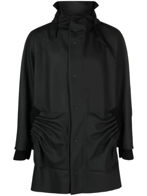 Craig Green Tube Pleat raincoat Black CGAW22CWOJKT26
