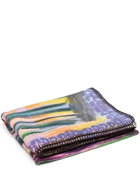 Givenchy illustration-print wool blanket Multicolour GV1315SO50