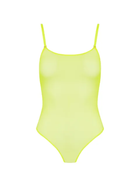 Maison Close Corps à Corps Neon thong bodysuit Yellow 560872