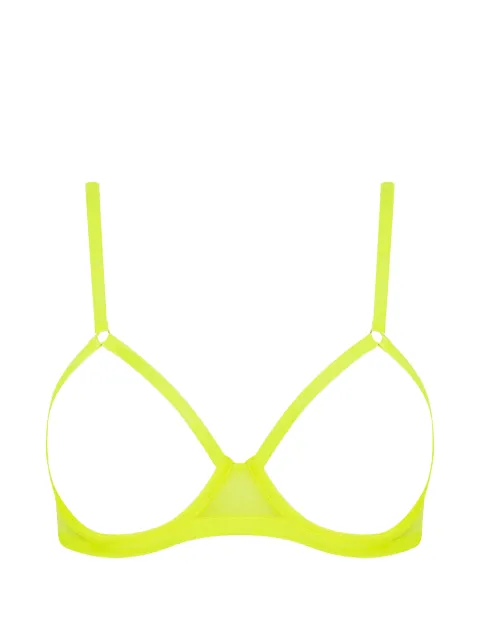 Maison Close Corps à Corps Neon cupless bra Yellow 560858
