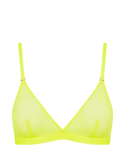 Maison Close Corps à Corps Neon triangle-cup bra Yellow 560854