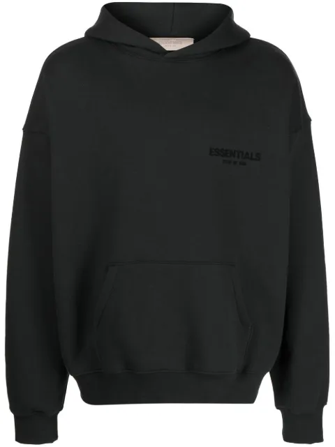 FEAR OF GOD ESSENTIALS Essentials logo-print hoodie Black 192BT212110F