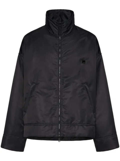 Valentino Garavani stud detail lightweight jacket Black VCIM327TV