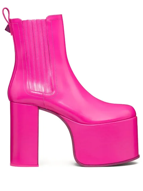 Valentino Garavani Club platform Chelsea boots Pink WS0FR0EVJ