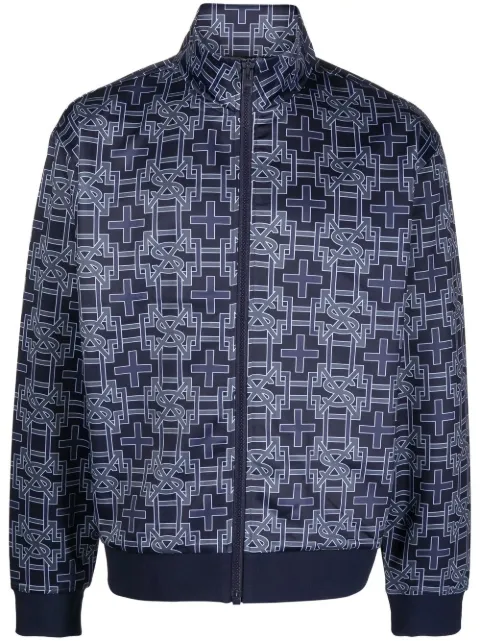 Ksubi monogram zip-up sports jacket Blue MPF22JK004