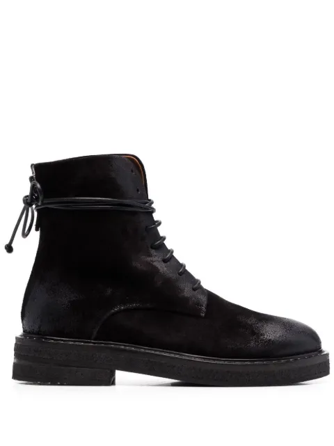 Marsèll Parrucca suede combat boots Black MW2952141
