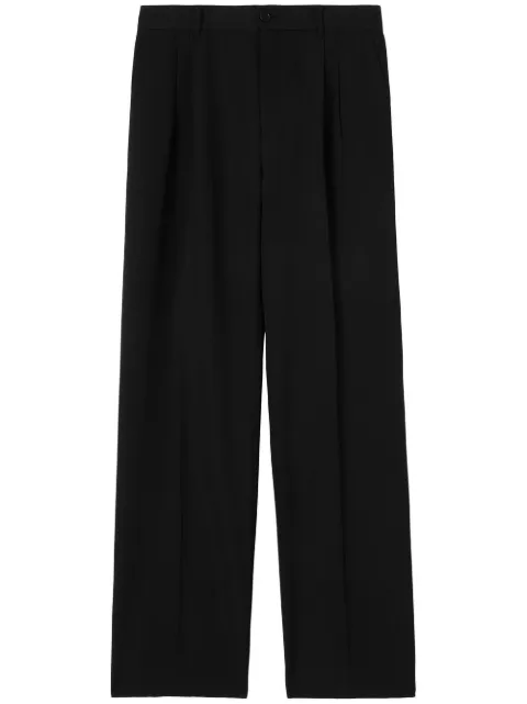Burberry wide-leg pleated trousers Black 8061061