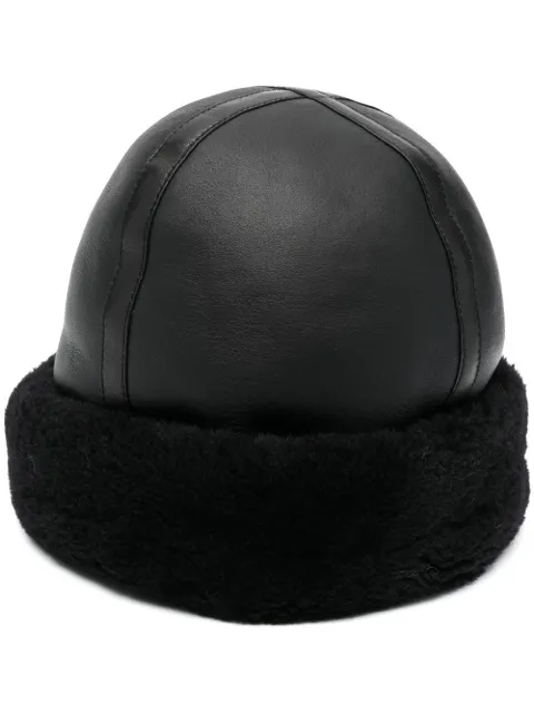 TOTEME shearling winter hat Black 2247017701200