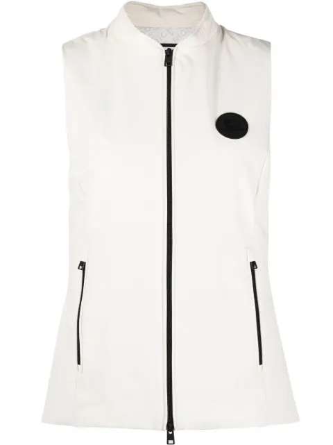 Woolrich logo-patch down vest White CFWWOU0752FRUT3280
