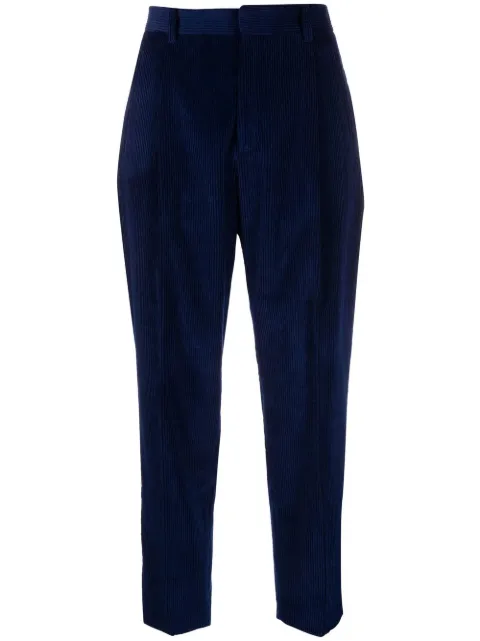 Woolrich tapered corduroy trousers Blue CFWWTR0134FRUT3154