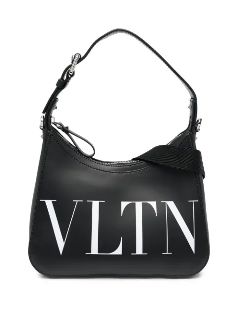 Valentino Garavani VLTN leather shoulder bag Black YB0B62WJW