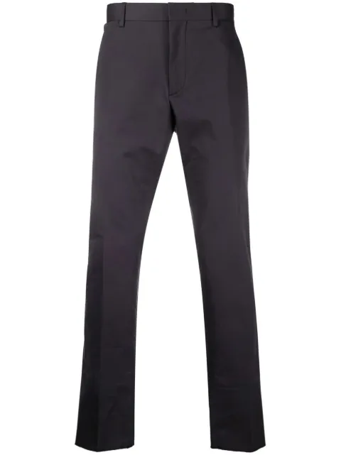Zegna straight-leg cotton trousers Blue E8I03TR14