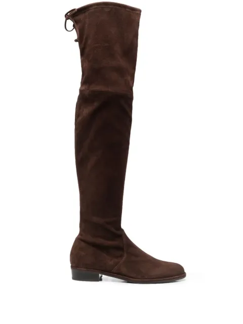 Stuart Weitzman Lowland 40mm thigh-high boots Brown S2167SUS