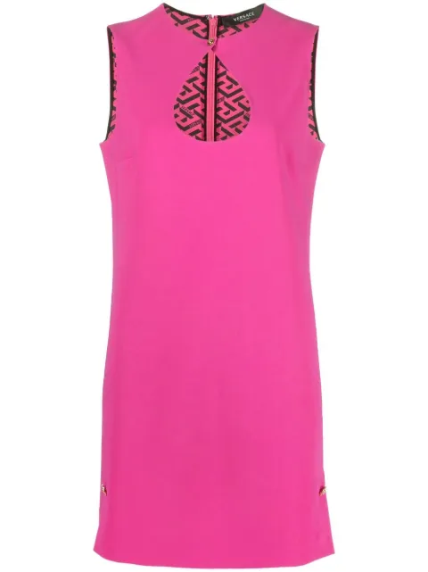 Versace cut-out shift dress Pink 10059201A00701