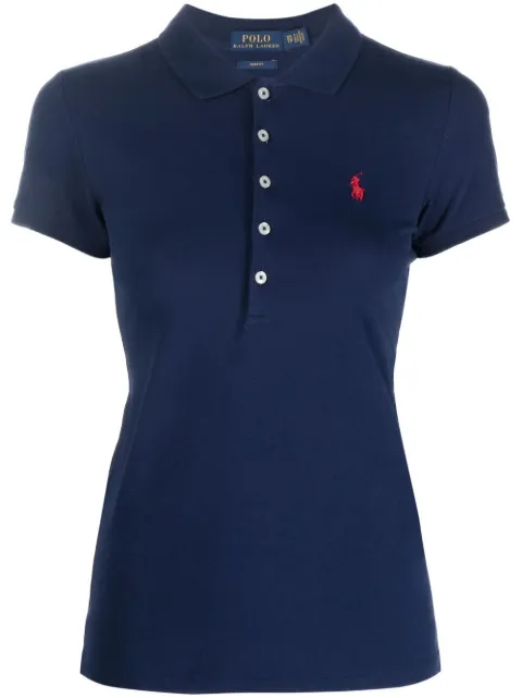 Polo Ralph Lauren logo-embroidered polo shirt Blue 211870245091