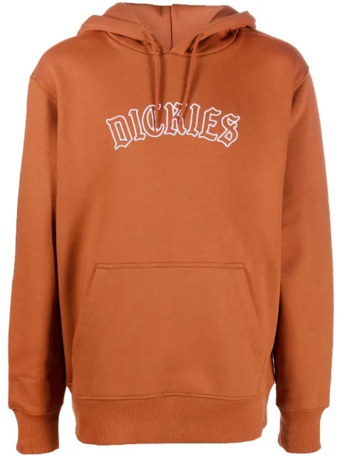 Dickies Construct logo-print pullover hoodie Orange DK0A4XYRIEX1