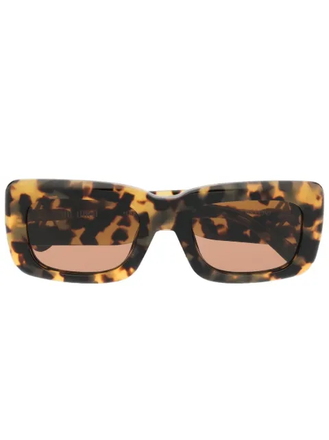 Linda Farrow x The Attico Marfa square-frame sunglasses Brown ATTICO3C21SUN