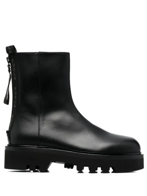Furla Rita leather ankle boots Black YE63FRIBX0272