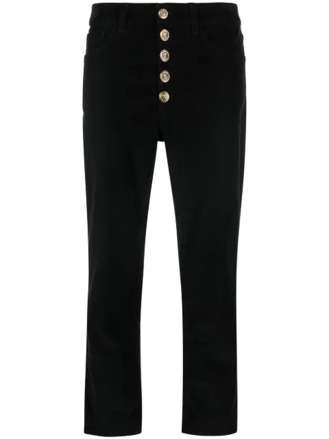 DONDUP cropped trousers Black DP268BVS0030BM5