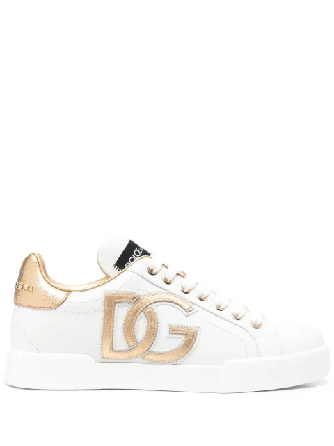 Dolce & Gabbana DG-embellished low-top sneakers White CK1545AD780