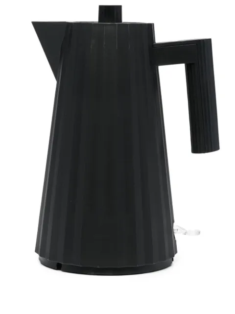 Alessi plissé-effect eletric kettle Black MDL06BEU