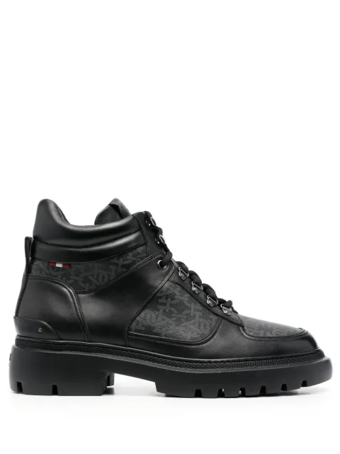 Bally Valensy monogram boots Black 603274