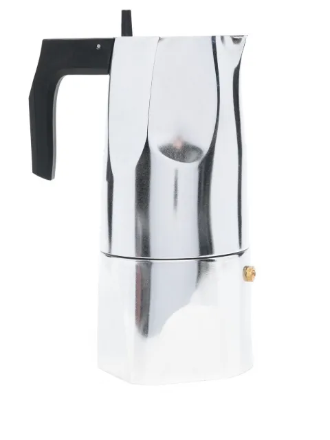 Alessi Ossidiana 6 cups espresso coffee maker Silver MT186